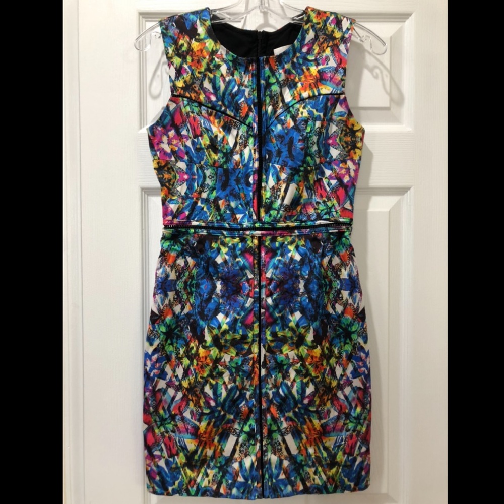 Milly abstract sheath dress